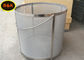 Silver 304 Fine Steel Wire Mesh , Beer Brewing Filter Basket Type 34x30cm