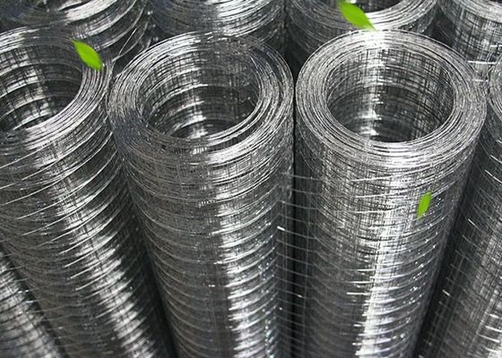Aviaries 30M ความยาว Welded Wire Mesh Rolls With Hot Dip Galvanized Surface Finish Treatment ผิวที่ปรับปรุงผ่านการปรับปรุง