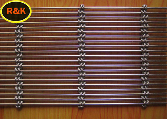 Flexible Architectural Wire Mesh Safety Stainless Steel Plain Weave