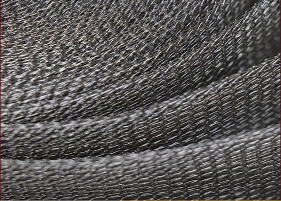 ความกว้าง 2 นิ้วปิดลวดตาข่ายถักหลายเส้นใยกลมแบนทนทาน