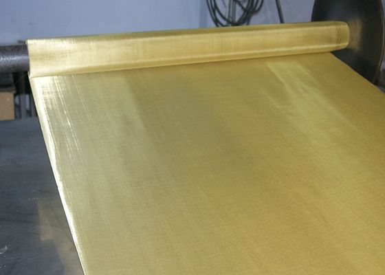 ตาข่ายกรองทองเหลืองทอลายทแยงละเอียดสำหรับการกรองดินและผง