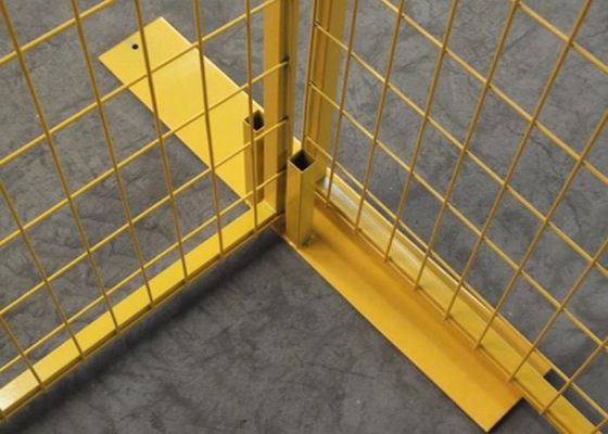 SGS Anticorrosion Pvc Coated Wire Mesh Panels แผงฟันดาบชั่วคราวของแคนาดา