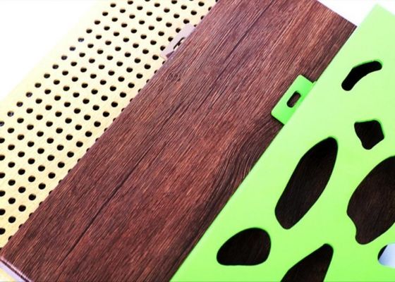 แผ่นเพลทด้านหน้าอะลูมิเนียมเจาะรูป้องกันความชื้นเคลือบฟลูออโรคาร์บอน