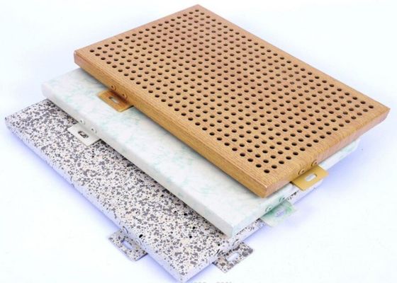 แผ่นเพลทด้านหน้าอะลูมิเนียมเจาะรูป้องกันความชื้นเคลือบฟลูออโรคาร์บอน