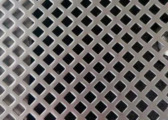 ขนาดหลุมแผ่น Mesh แอลูมิเนียม perforated anodizing จาก 0.1mm ถึง 100mm