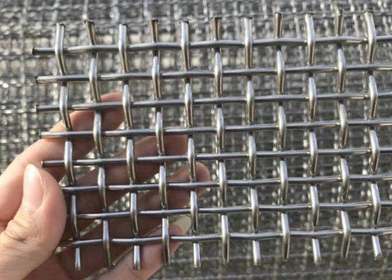 สแตนเลส Mesh Screen Rolls 0.02-50.8mm Aperture SS 316 Twill Weave สําหรับการใช้งานในอุตสาหกรรม
