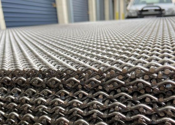 สีดํา Epoxy ผิวเคลือบสแตนเลส สาย Mesh Screen ด้วยความทนทานต่อการกัดกร่อนสูงสําหรับการใช้งานต่าง ๆ