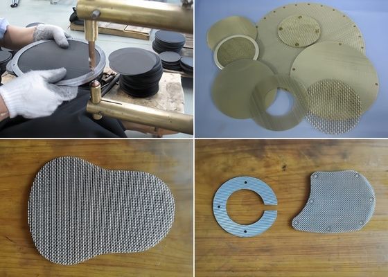 น้ํามันเคมี Filtration สแตนเลส Filter Mesh ขนาดและรูปร่างต่าง ๆ