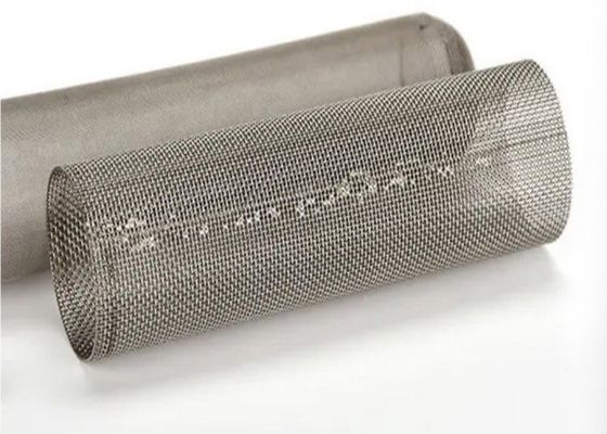 เครื่องกรองกรองกรองอุตสาหกรรม SUS304 304L สายสแตนเลส 3-500 Mesh Square Plain Weave