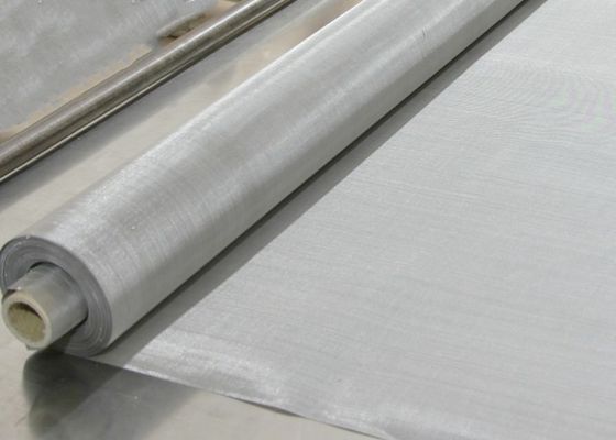 0.03-50.8mm Mesh Size Steel Wire Screen with Raw Edge Treatment สีเหล็กมีขนาดขนาดเท่ากระจก