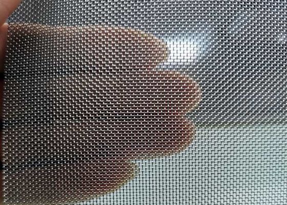 สแตนเลส สแตนเลส Plain Weave Woven Wire Mesh Screen สําหรับการกรองการแยก
