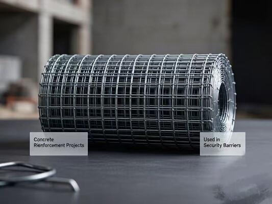 Wire Diameter 05 to 30mm Electric Welding Welded Wire Mesh Used in Security Barriers and Concrete Reinforcement Projects