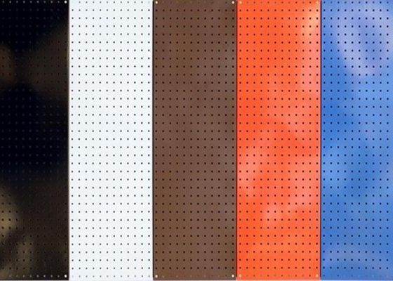 ISO14001 แผ่นสแตนเลสเจาะกันสนิม 3mm Perforated Metal Sheet