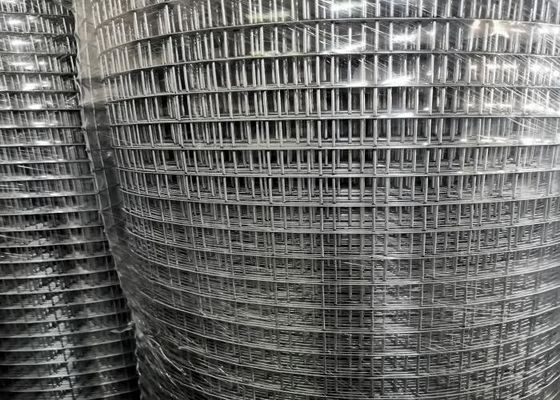 Oem กระปุกเหล็กสีขาว welded Mesh Rolls 25.4mm X 25.4mm