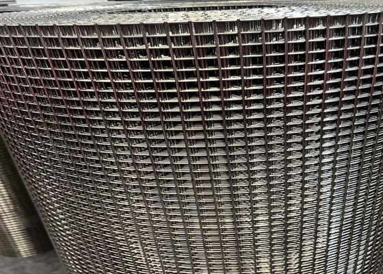 กลมเหล็กแรงงานแรง welded Mesh Rolls ขนาด 25.4mm X25.4mm