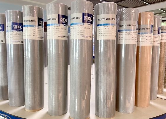 สแตนเลส สแตนเลส Plain Weave Woven Wire Mesh Screen สําหรับการกรองการแยก