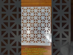 ขนาดมาตรฐานหรือตัวเลือกตามสั่ง 304 ใบเจาะ Mesh ความหนา 0.1-12mm